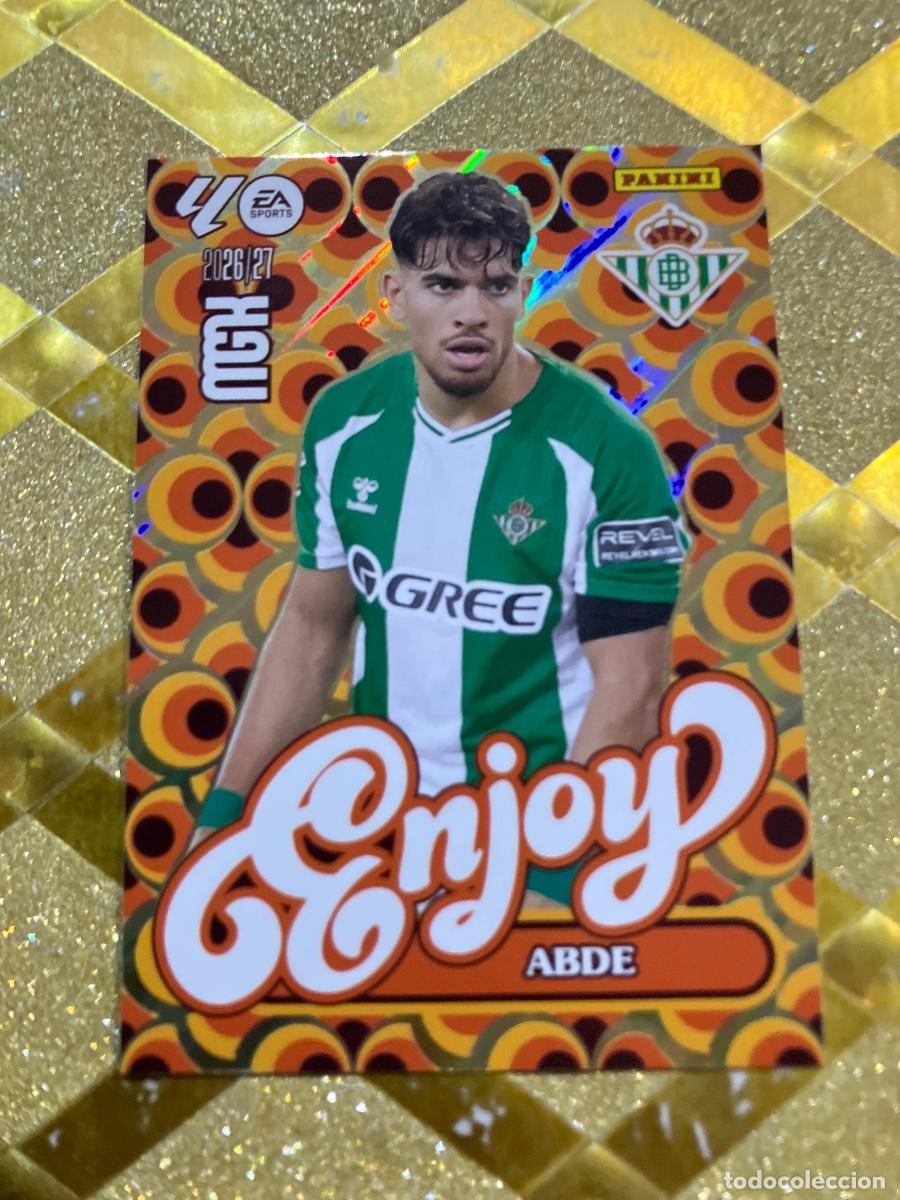 Cromos de f&uacute;tbol: CROMO DE FUTBOL NUMERO 379 ABDE BETIS ENJOY LIGA 2026 2027 MEGACRAKS MGK PANINI !