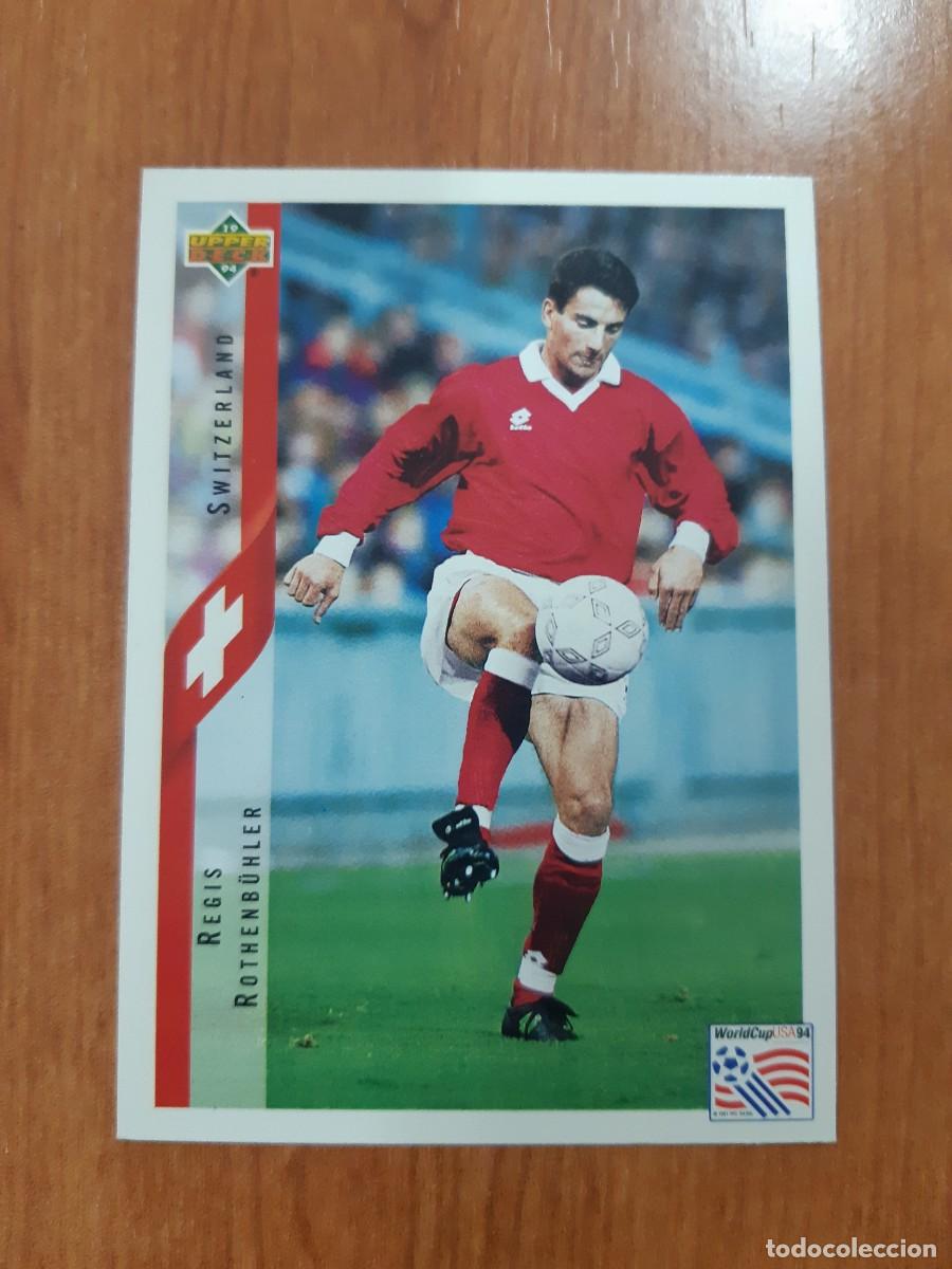 Cromos de f&uacute;tbol: N&deg;134 REGIS ROTENB&Uuml;HLER SWITZERLAND SUIZA WORLD CUP USA 94 UPPER DECK 1994