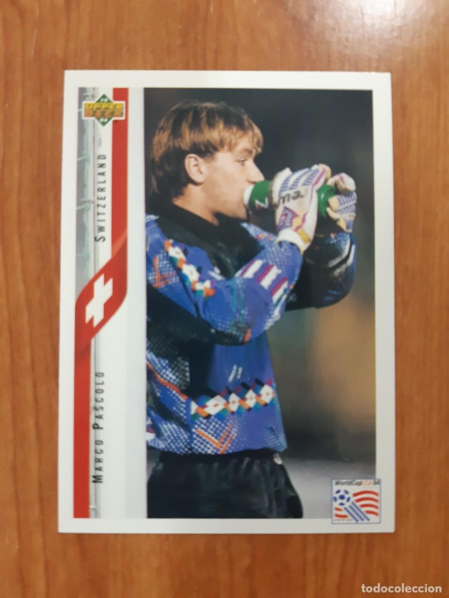 Cromos de f&uacute;tbol: N&deg;133 MARCO PASCOLO SWITZERLAND SUIZA WORLD CUP USA 94 UPPER DECK 1994