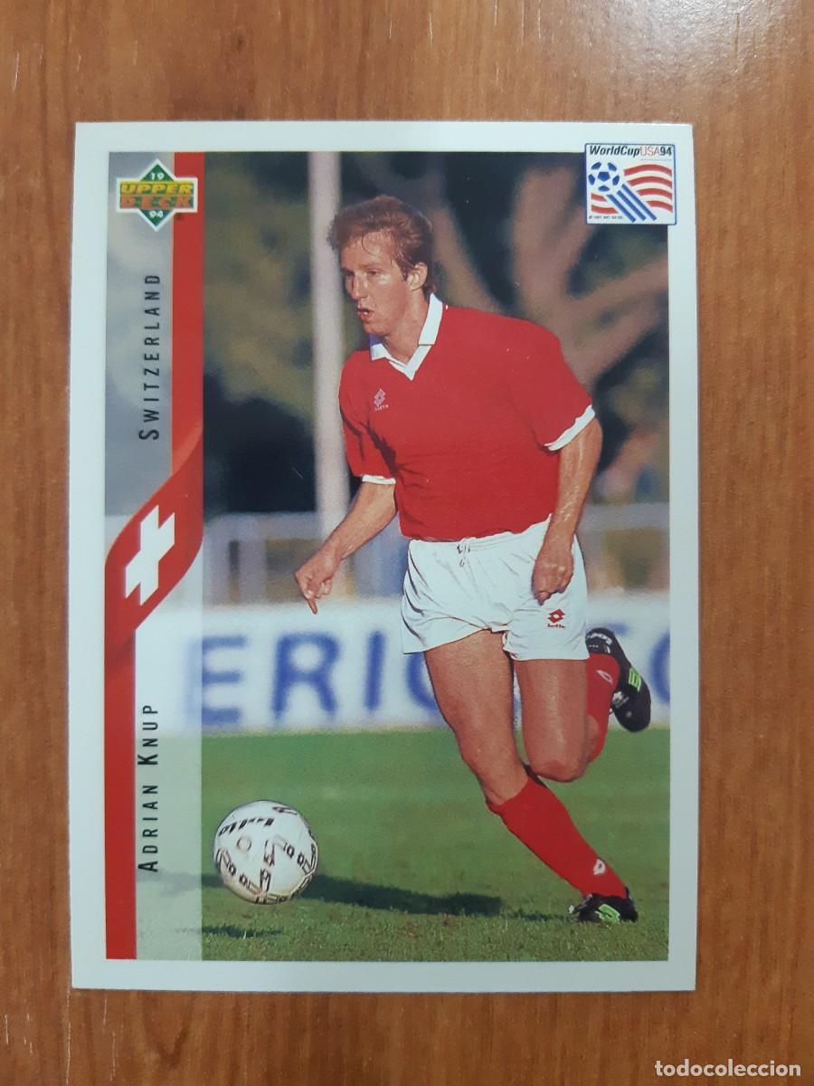 Cromos de f&uacute;tbol: N&deg;126 ADRIAN KNUP SWITZERLAND SUIZA WORLD CUP USA 94 UPPER DECK 1994