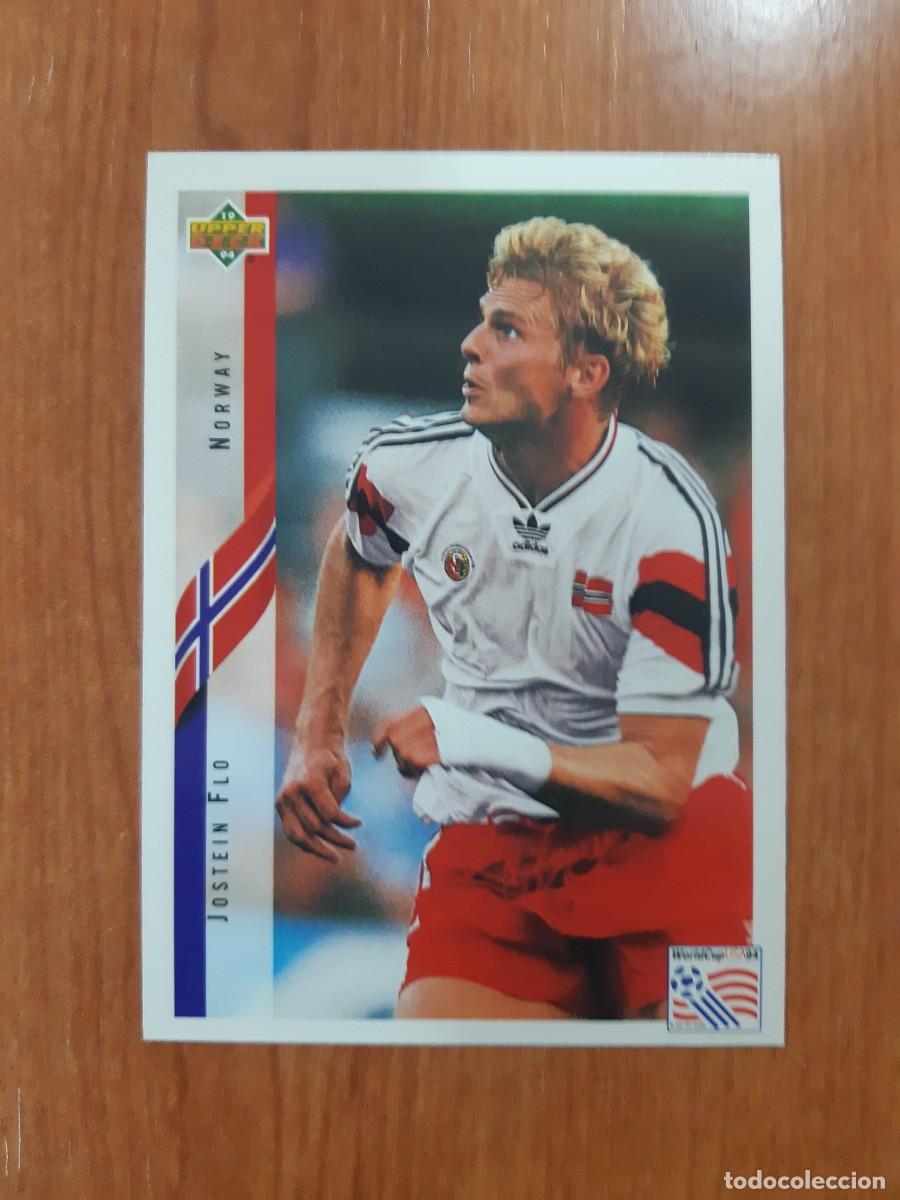 Cromos de f&uacute;tbol: N&deg;124 JOSTEIN FLO NORWAY NORUEGA WORLD CUP USA 94 UPPER DECK 1994