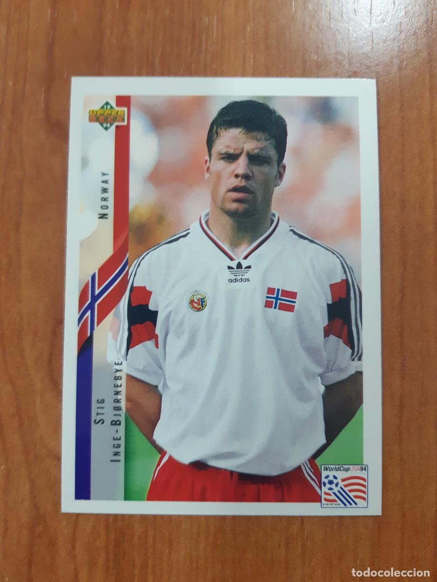 Cromos de f&uacute;tbol: N&deg;123 STIG INGE-BJ&Oslash;RNEBYE NORWAY NORUEGA WORLD CUP USA 94 UPPER DECK 1994