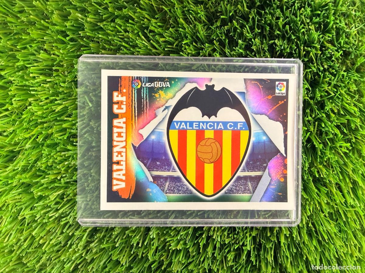 Fu&szlig;ball-Sticker: N&ordm; 1 Escudo Valencia CF Liga Este 15 16