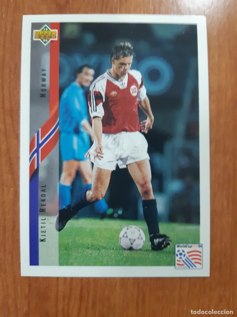Fu&szlig;ball-Sticker: N&deg;119 KJETIL REKDAL NORWAY NORUEGA WORLD CUP USA 94 UPPER DECK 1994