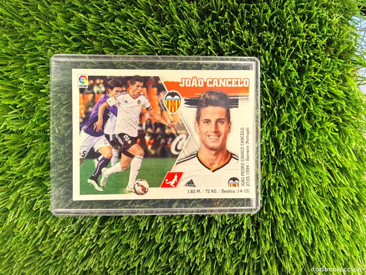 Cromos de f&uacute;tbol: N&ordm; 6 Joao Cancelo Valencia CF Liga Este 15 16