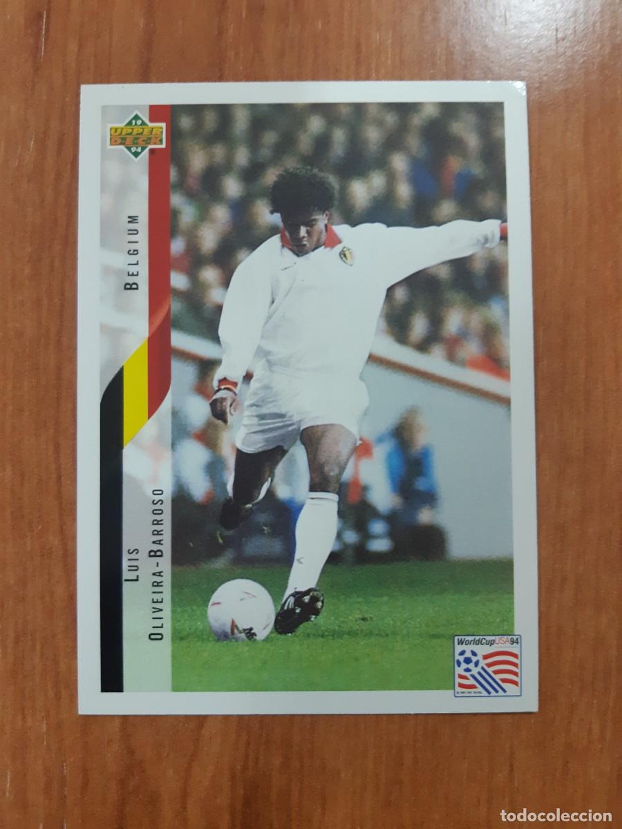 Cromos de f&uacute;tbol: N&deg;114 LU&Iacute;S OLIVEIRA-BARROSO BELGIUM B&Eacute;LGICA WORLD CUP USA 94 UPPER DECK 1994