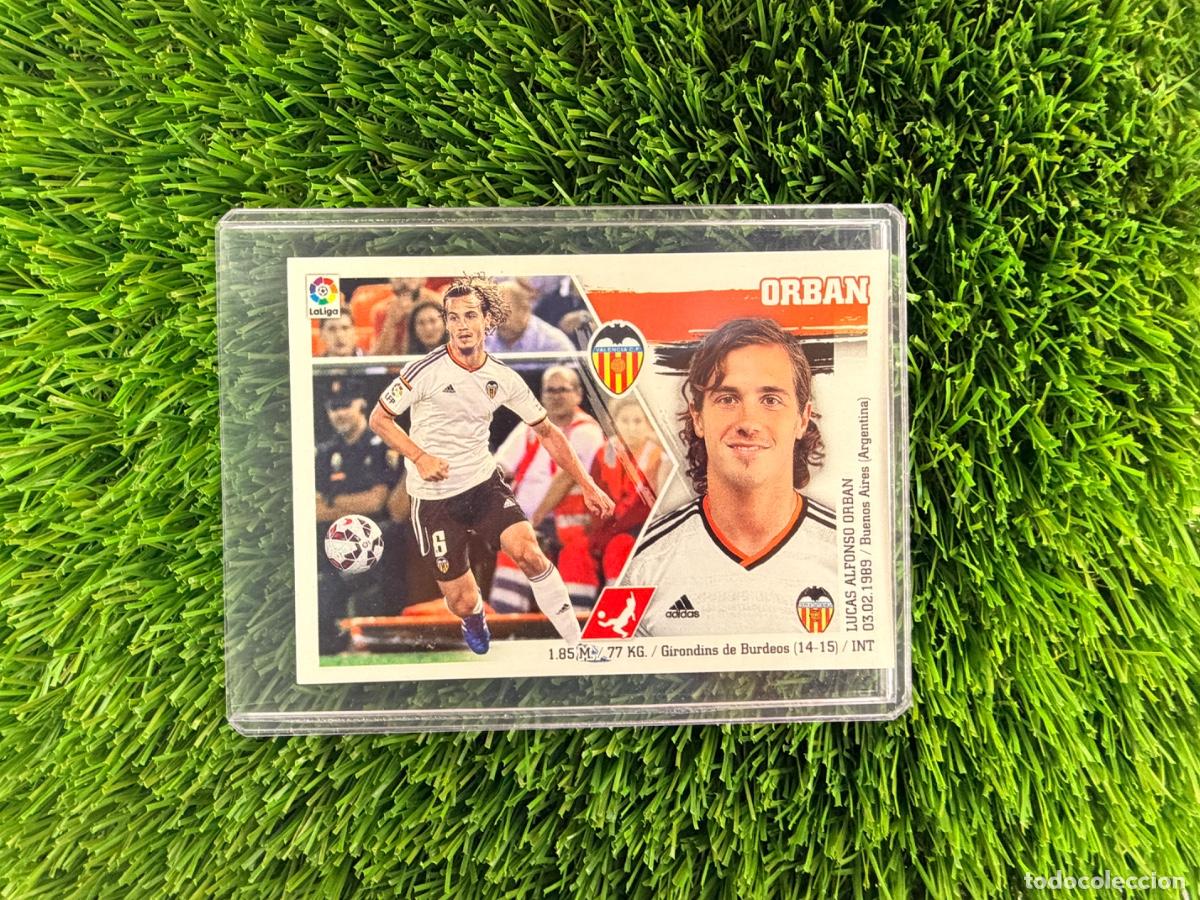Cromos de f&uacute;tbol: N&ordm; 9 Orban Valencia CF Liga Este 15 16