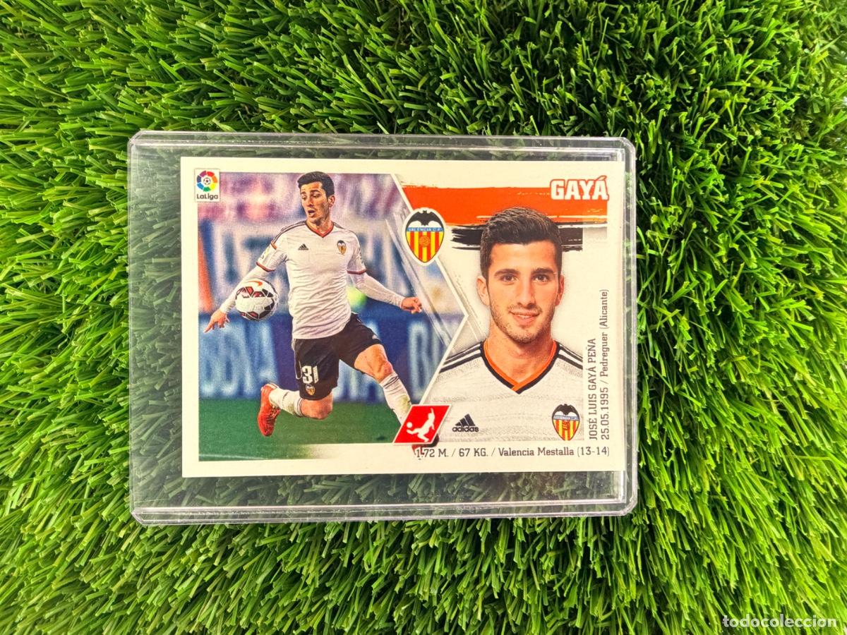 Cromos de f&uacute;tbol: N&ordm; 10 Gay&agrave; Valencia CF Liga Este 15 16
