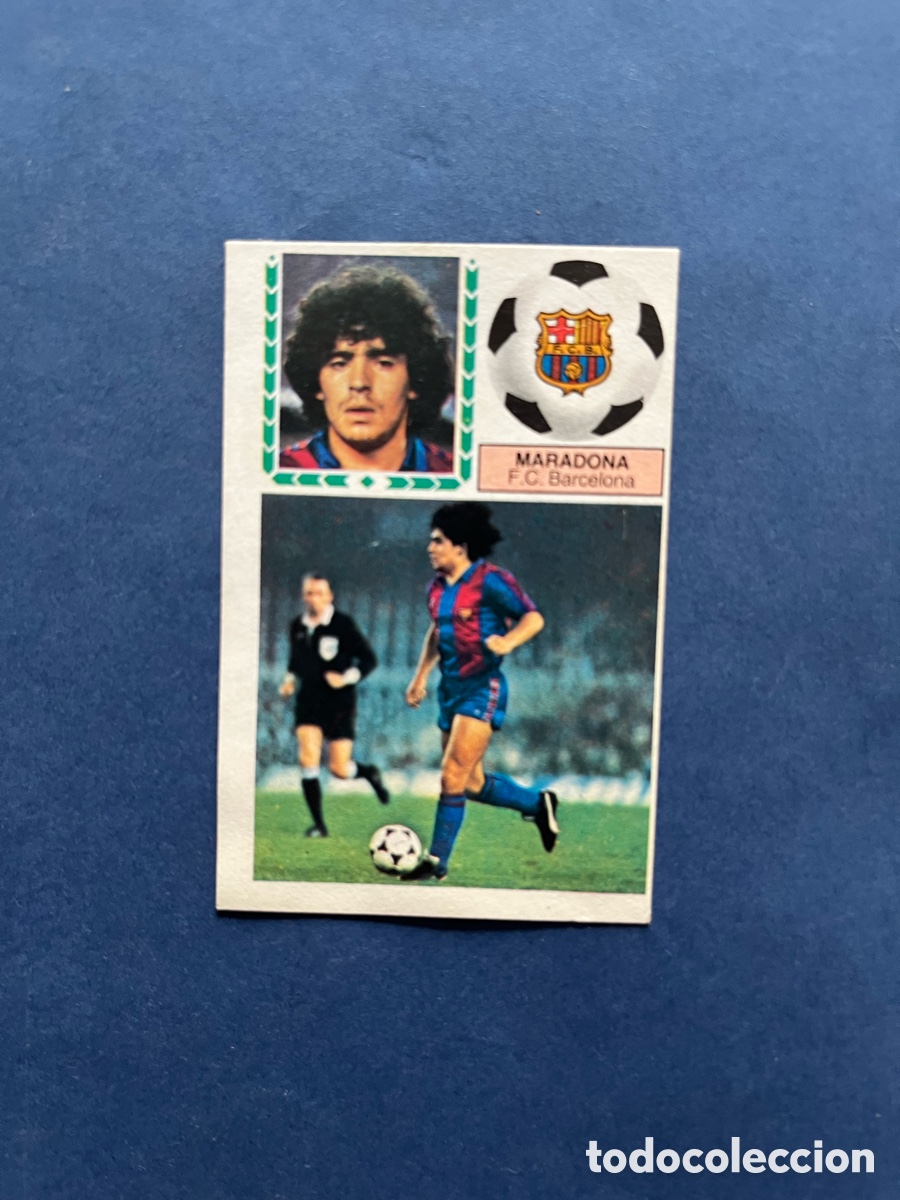 Cromos de f&uacute;tbol: Maradona Este 1983-84 ( recuperado ) . - Foto 1