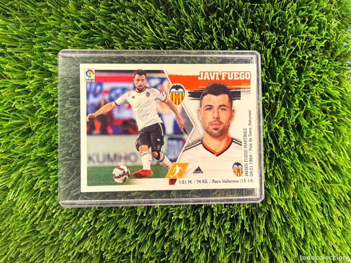 Cromos de f&uacute;tbol: N&ordm; 11 Javi Fuego Valencia CF Liga Este 15 16