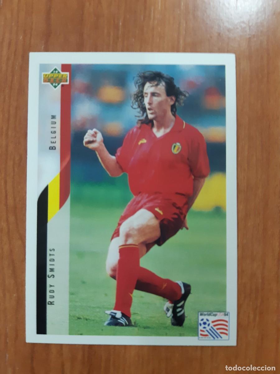 Cromos de f&uacute;tbol: N&deg;112 RUDY SMIDTS BELGIUM B&Eacute;LGICA WORLD CUP USA 94 UPPER DECK 1994