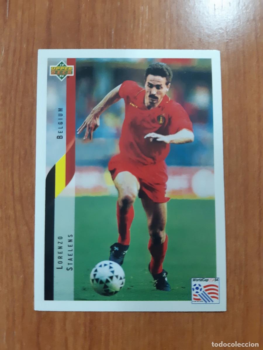 Cromos de f&uacute;tbol: N&deg;111 LORENZO STAELENS BELGIUM B&Eacute;LGICA WORLD CUP USA 94 UPPER DECK 1994