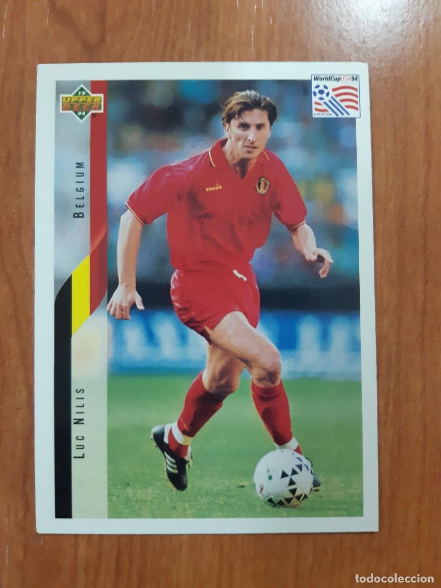Cromos de f&uacute;tbol: N&deg;109 LUC NILIS BELGIUM B&Eacute;LGICA WORLD CUP USA 94 UPPER DECK 1994