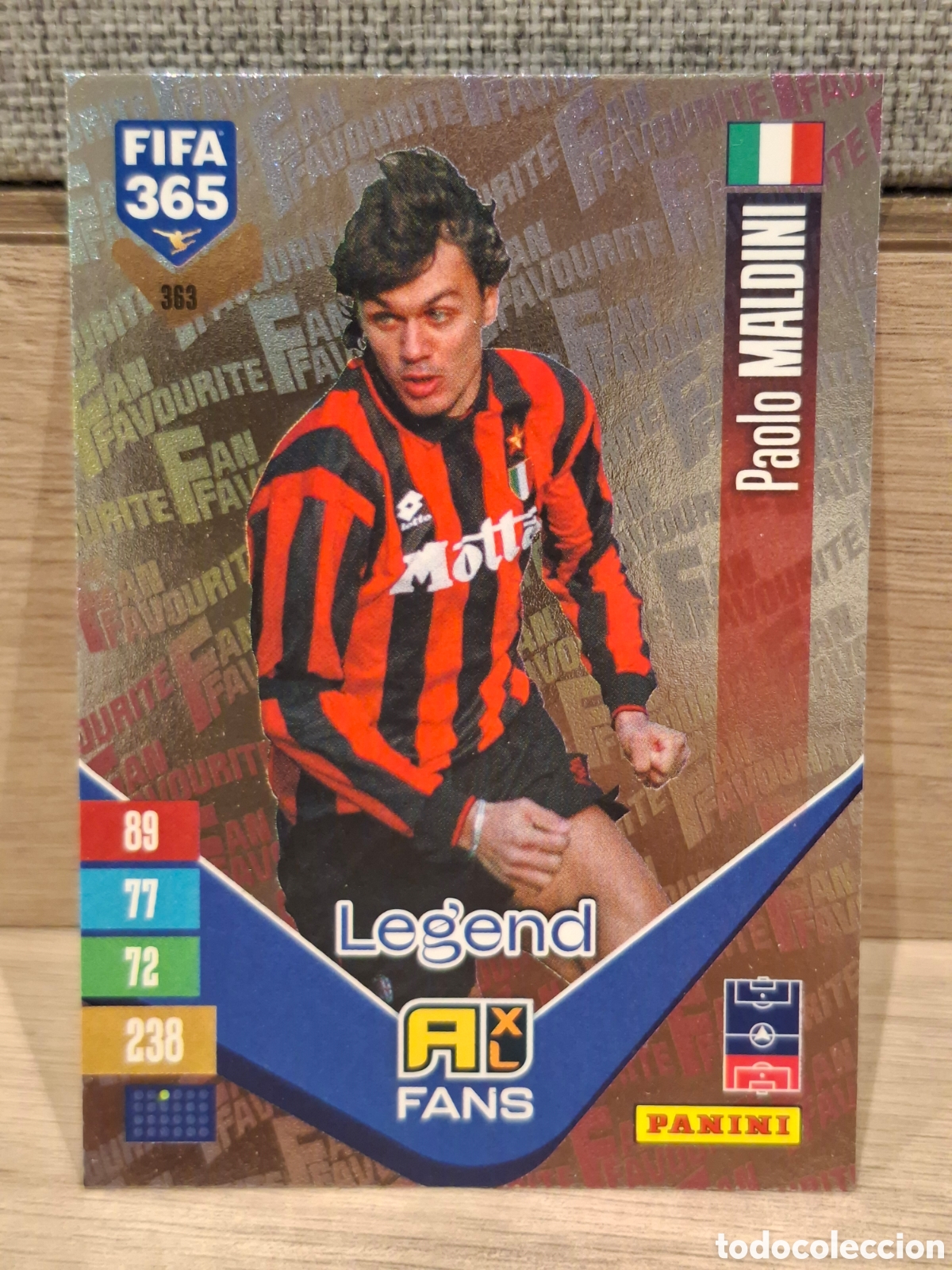 Cromos de f&uacute;tbol: #363 Paolo Maldini - Legend