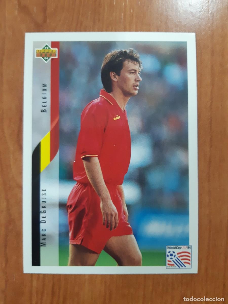 Cromos de f&uacute;tbol: N&deg;108 MARC DEGRUIJSE BELGIUM B&Eacute;LGICA WORLD CUP USA 94 UPPER DECK 1994