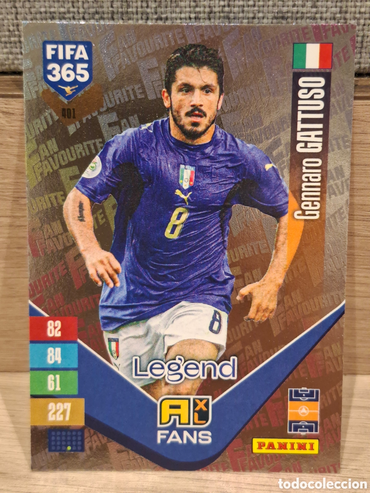 Cromos de f&uacute;tbol: #401 Gennaro Gattuso - Legend