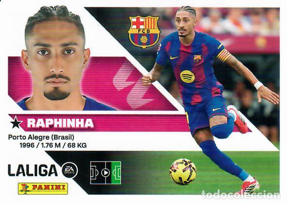 Cromos de f&uacute;tbol: CROMO PANINI LIGA ESTE 26 27 - N&ordm; 19 - RAPHINHA - BARCELONA