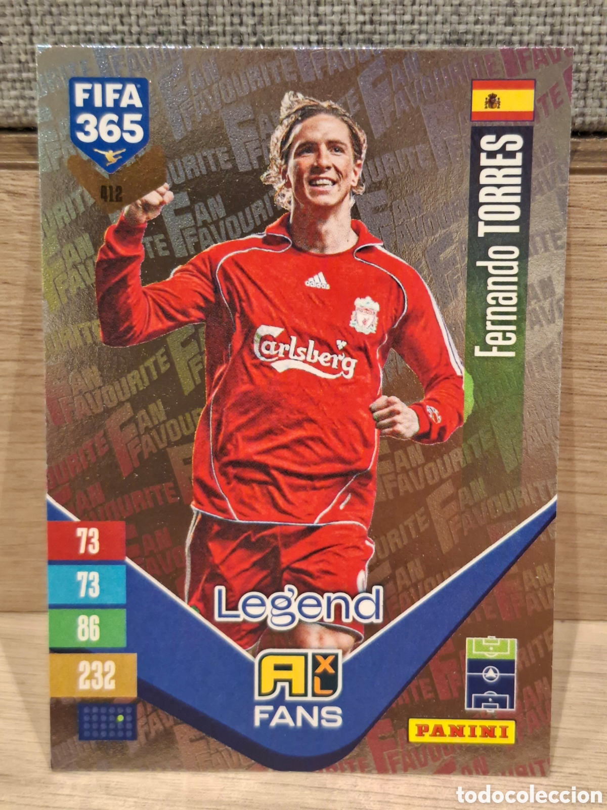 Cromos de f&uacute;tbol: #412 Fernando Torres - Legend