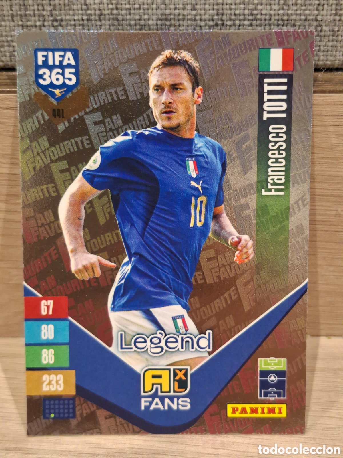 Cromos de f&uacute;tbol: #441 Francesco Totti - Legend