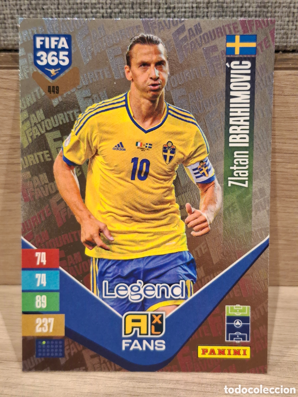 Cromos de f&uacute;tbol: #449 Zlatan Ibrahimovic - Legend - Foto 1