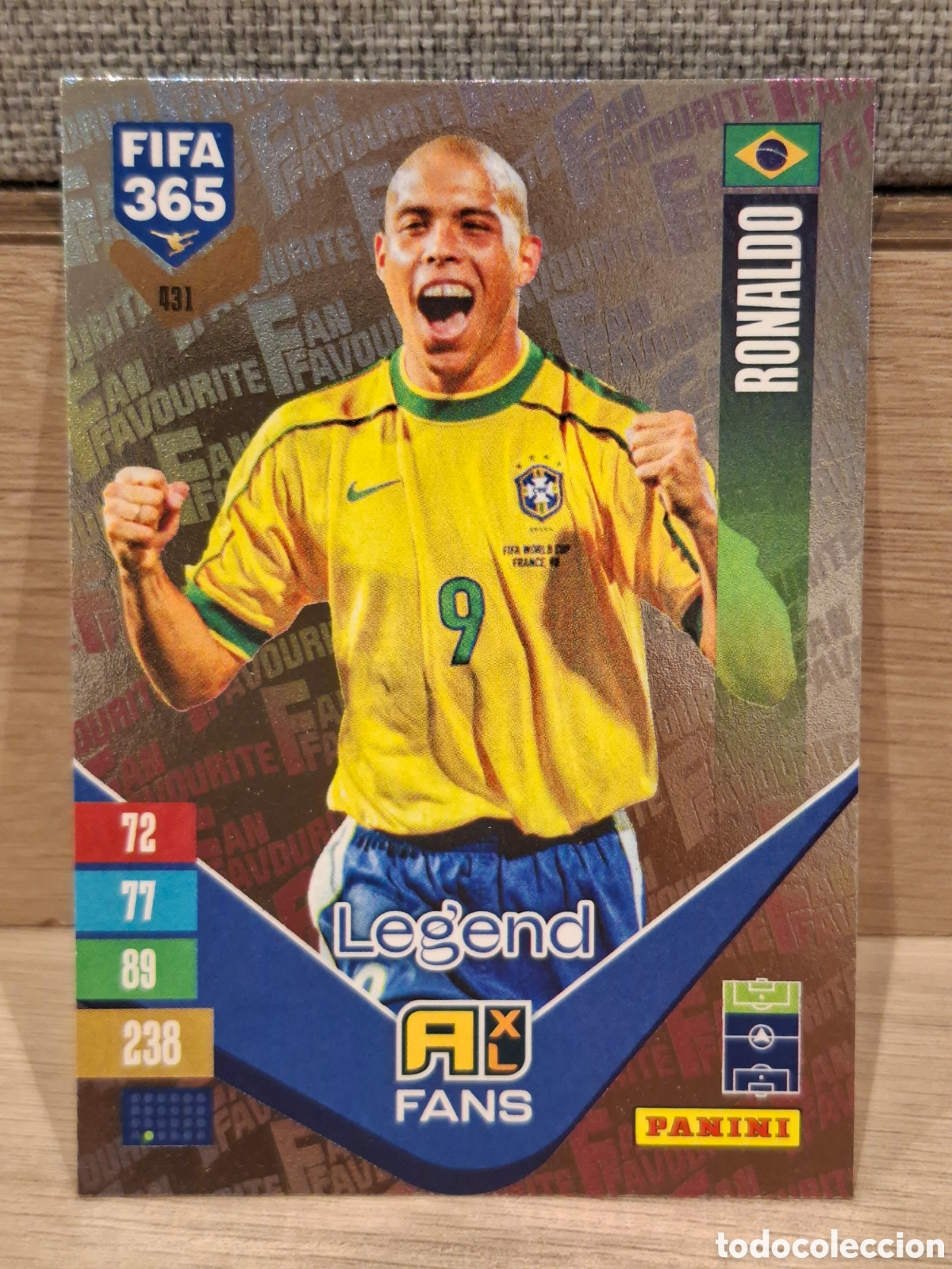 Cromos de f&uacute;tbol: #431 Ronaldo - Legend - Foto 1