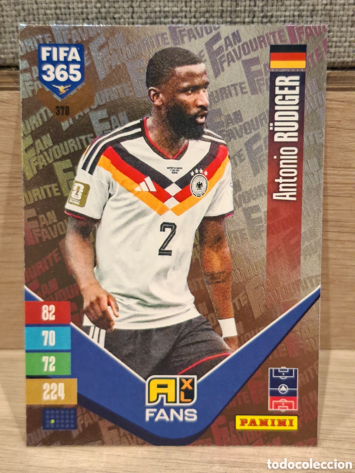 Cromos de f&uacute;tbol: #370 Antonio R&uuml;diger - Fans