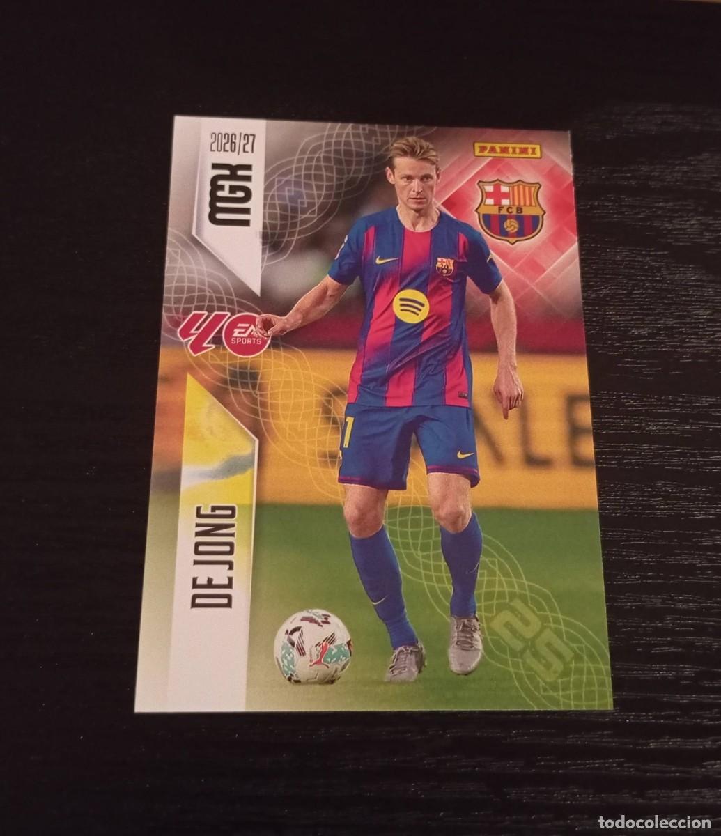 Cromos de f&uacute;tbol: -MEGACRACKS 26-27 : 82 DE JONG ( BARCELONA )