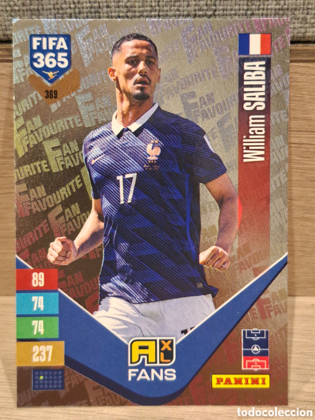 Cromos de f&uacute;tbol: #369 William Saliba - Fans