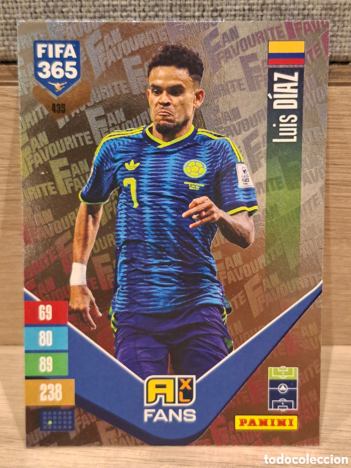 Football Stickers: #435 Luis D&iacute;az - Fans