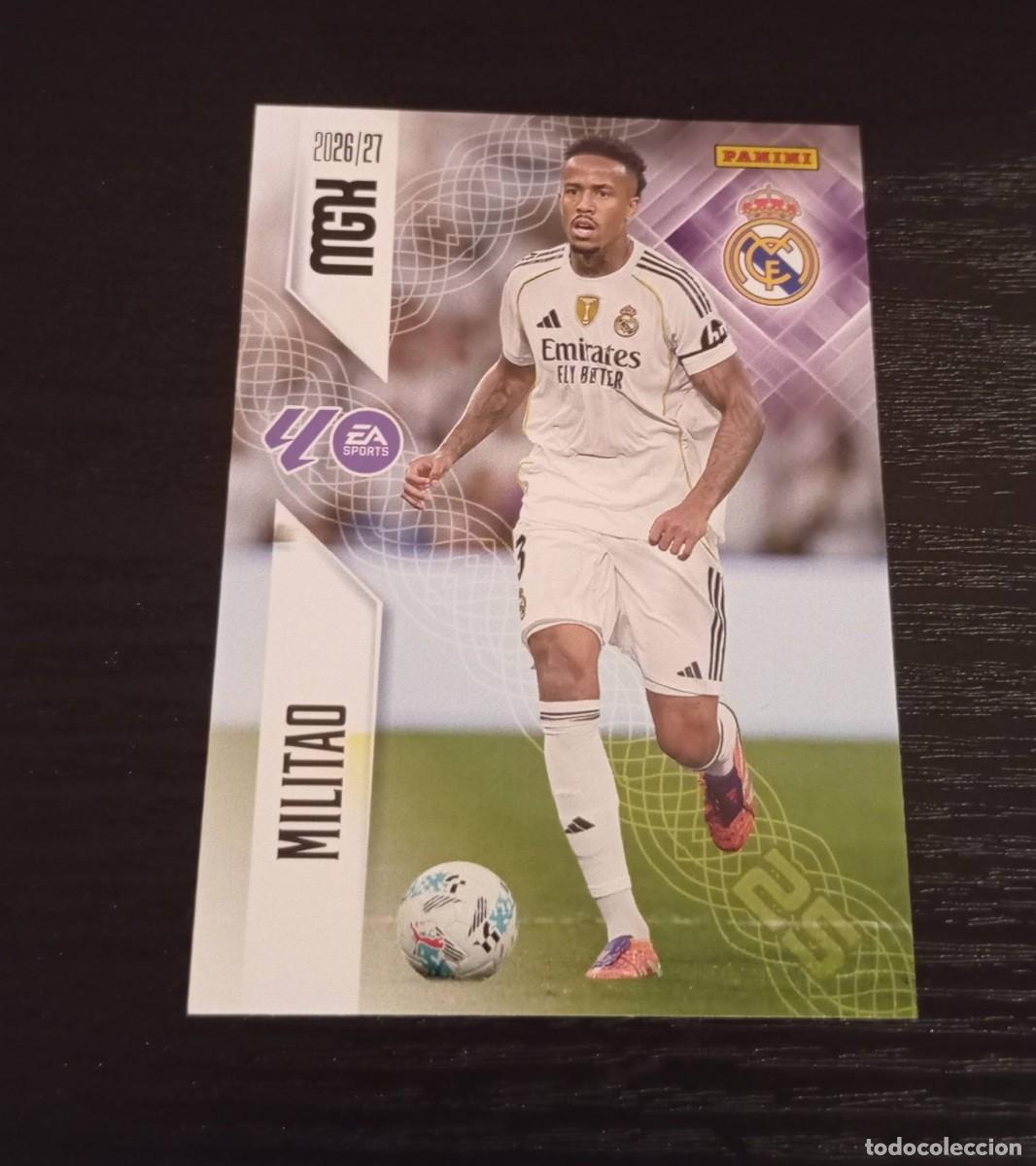 Cromos de f&uacute;tbol: -MEGACRACKS 26-27 : 221 MILITAO ( REAL MADRID )