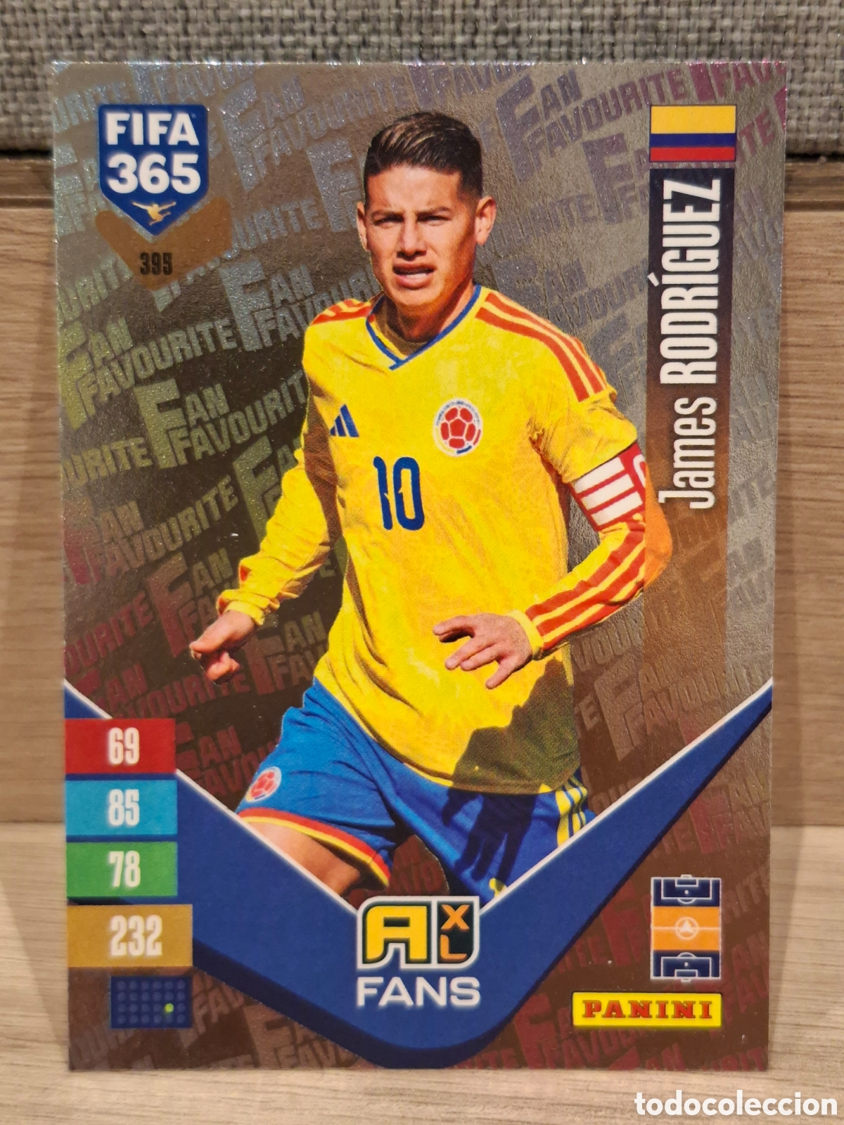 Cromos de f&uacute;tbol: #395 James Rodr&iacute;guez - Fans