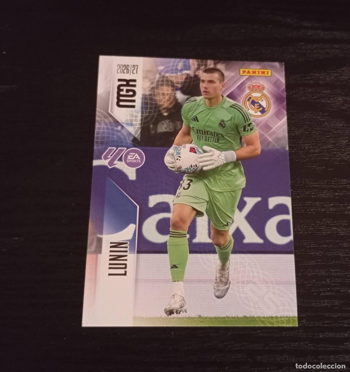 Cromos de f&uacute;tbol: -MEGACRACKS 26-27 : 219 LUNIN ( REAL MADRID )