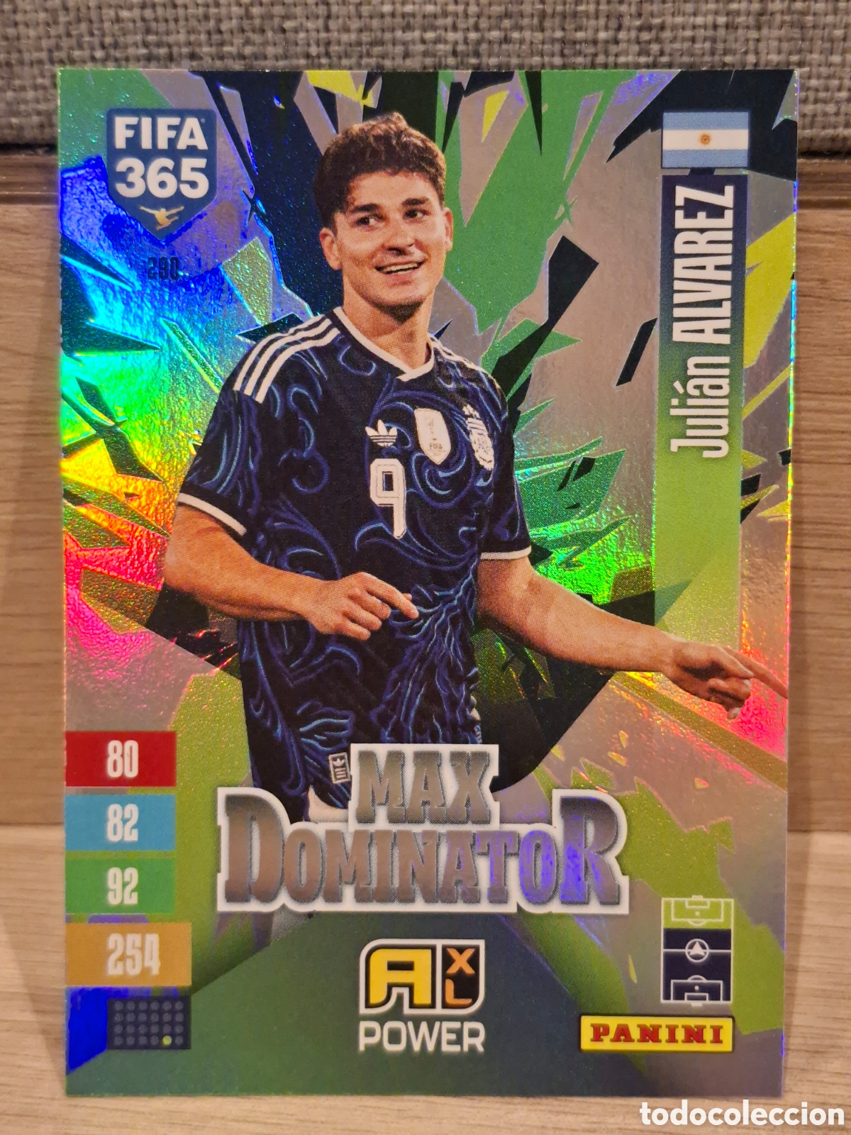 Cromos de f&uacute;tbol: #290 Juli&aacute;n Alvarez - Max dominator - Foto 1