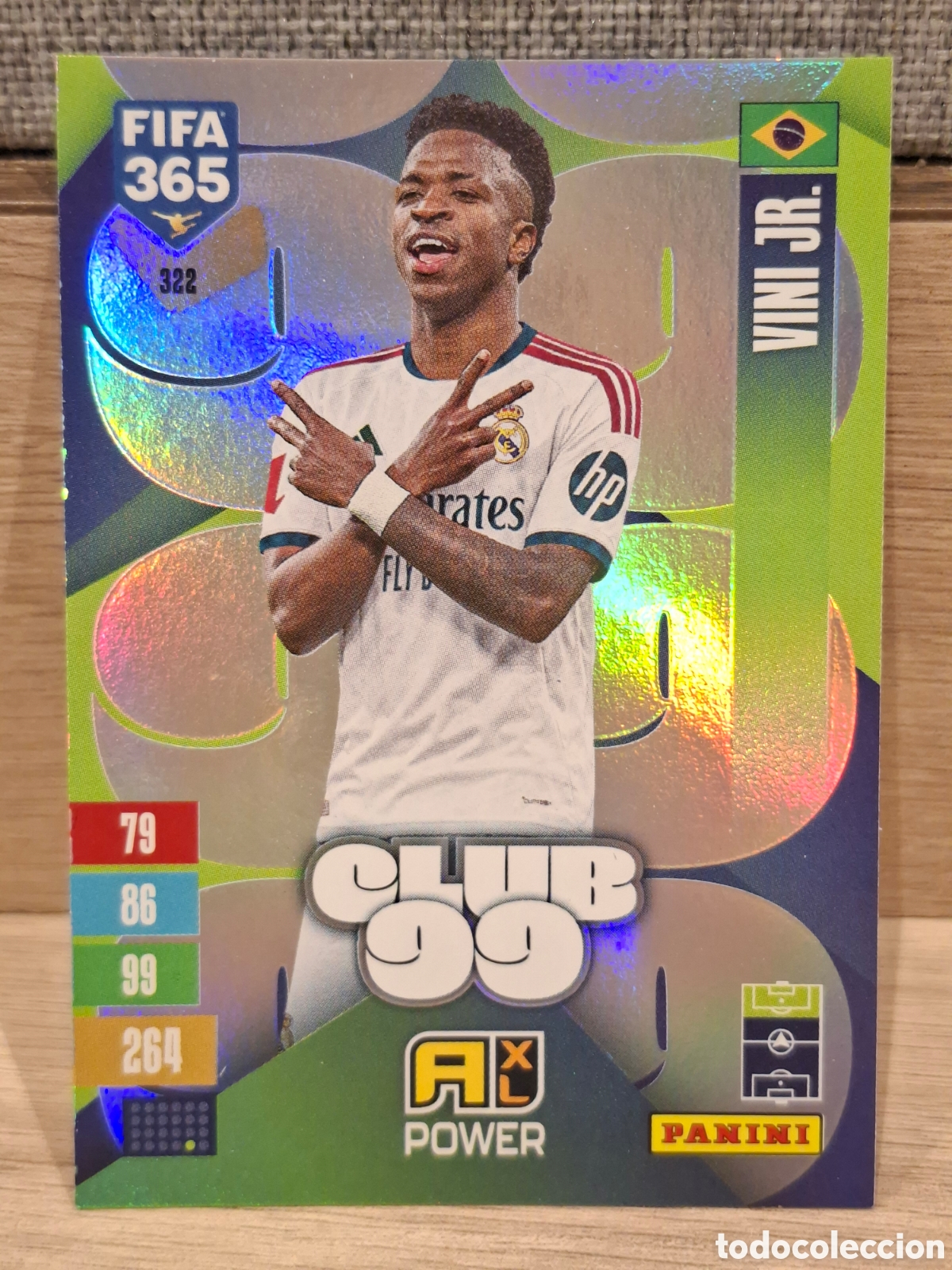 Cromos de f&uacute;tbol: #322 Vinicius VINI Jr. - Club 99