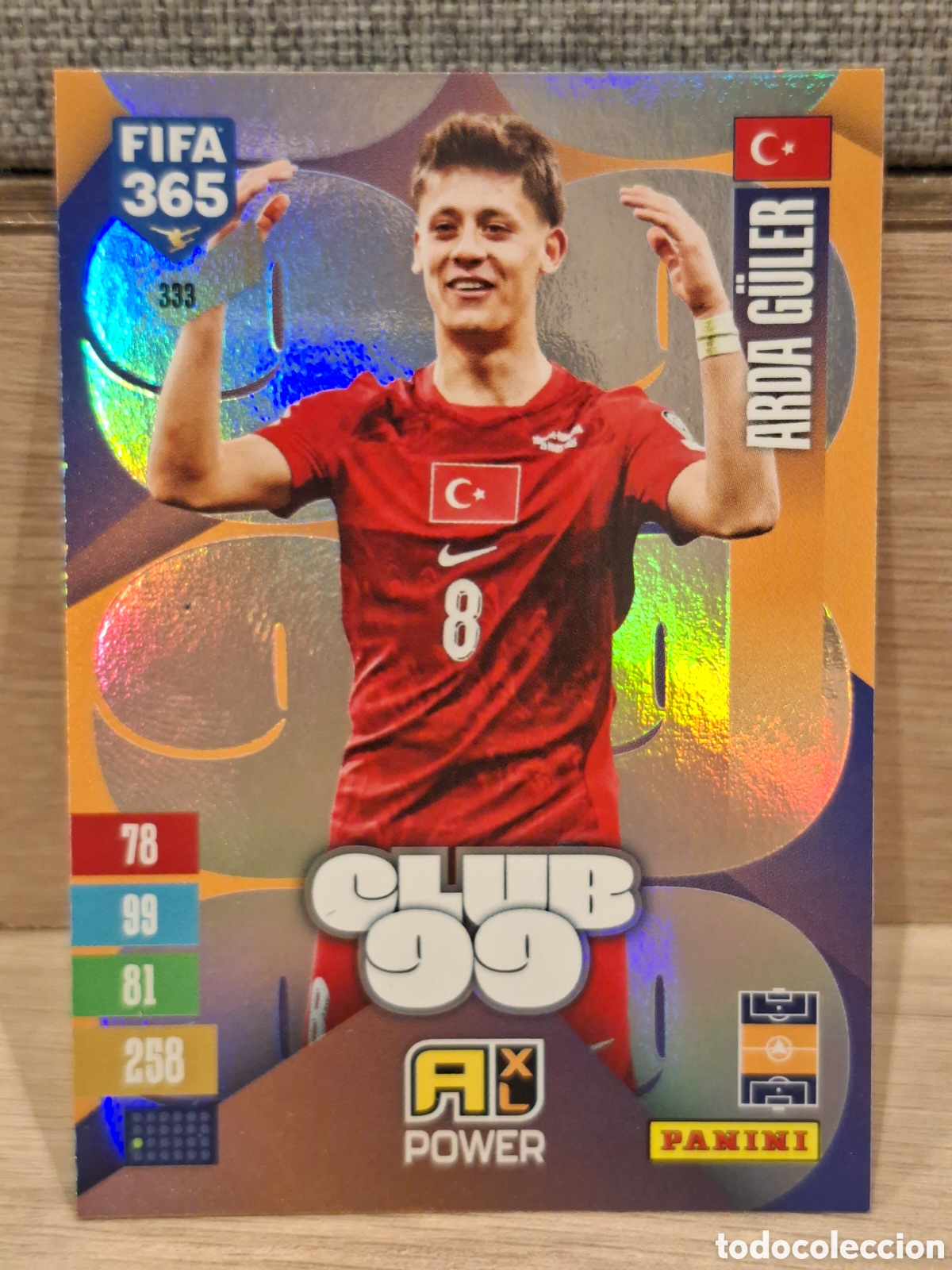 Cromos de f&uacute;tbol: #333 Arda G&uuml;ler - Club 99