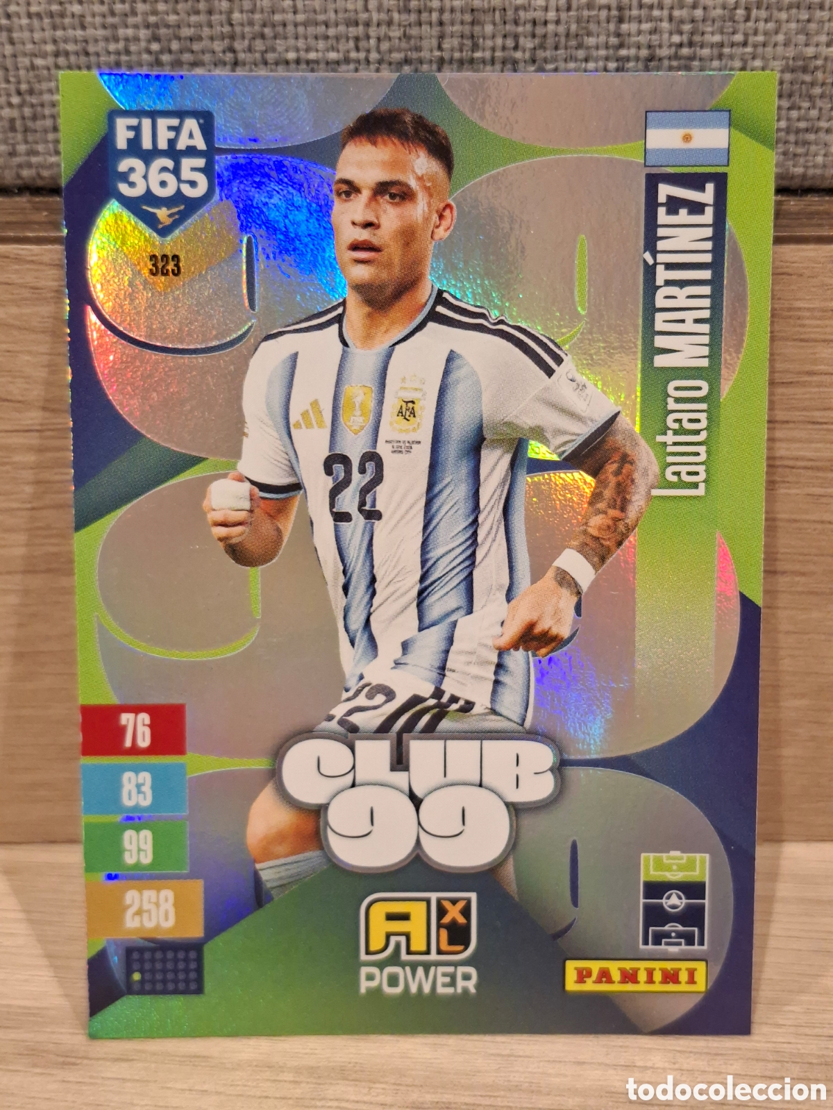 Cromos de f&uacute;tbol: #323 Lautaro Mart&iacute;nez - Club 99