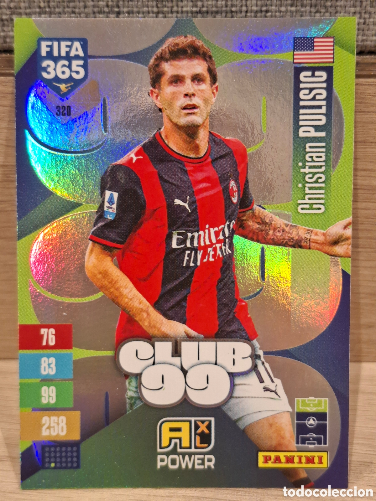 Cromos de f&uacute;tbol: #320 Christian Pulisic - Club 99