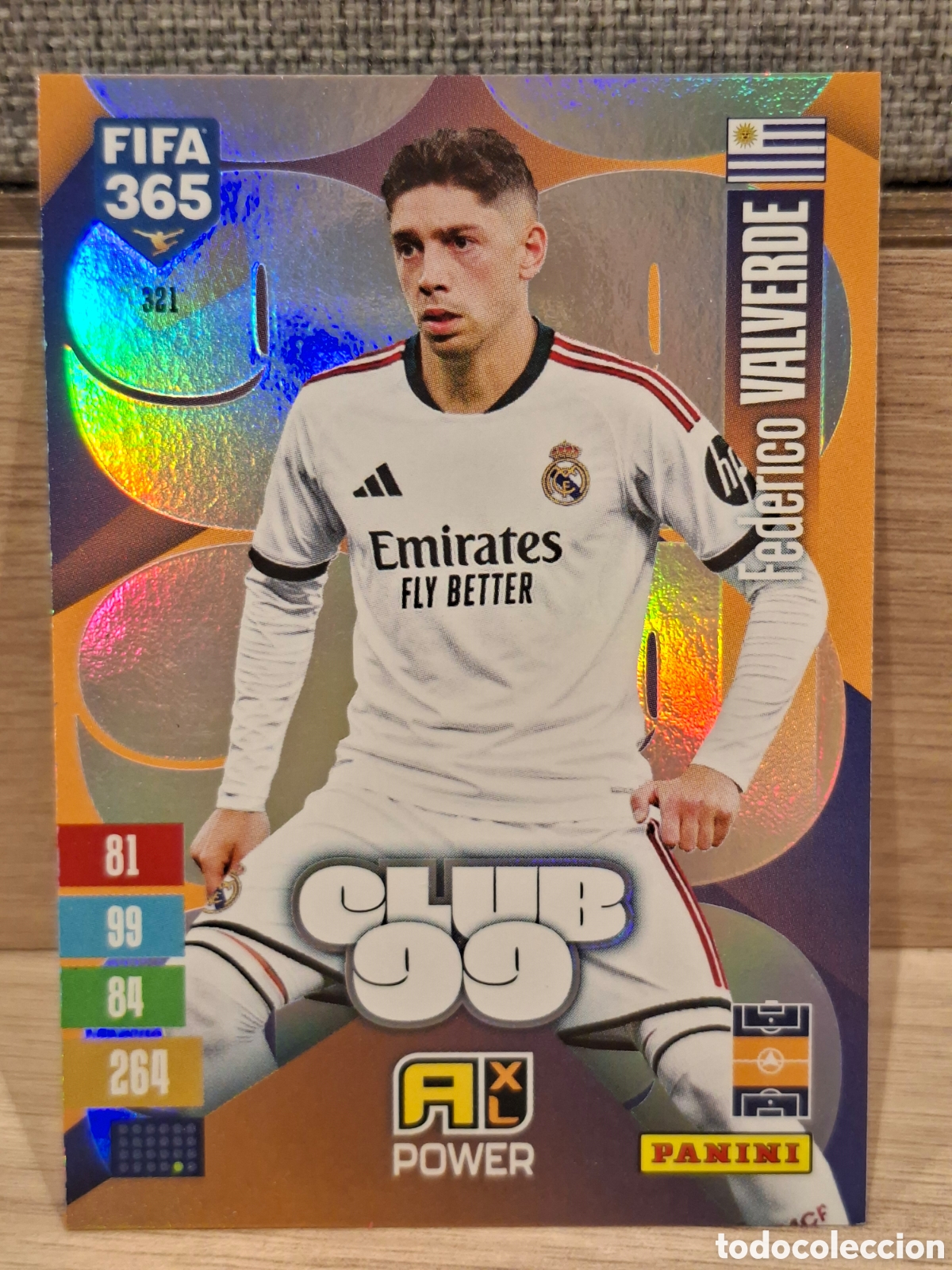 Cromos de f&uacute;tbol: #321 Federico Valverde - Club 99