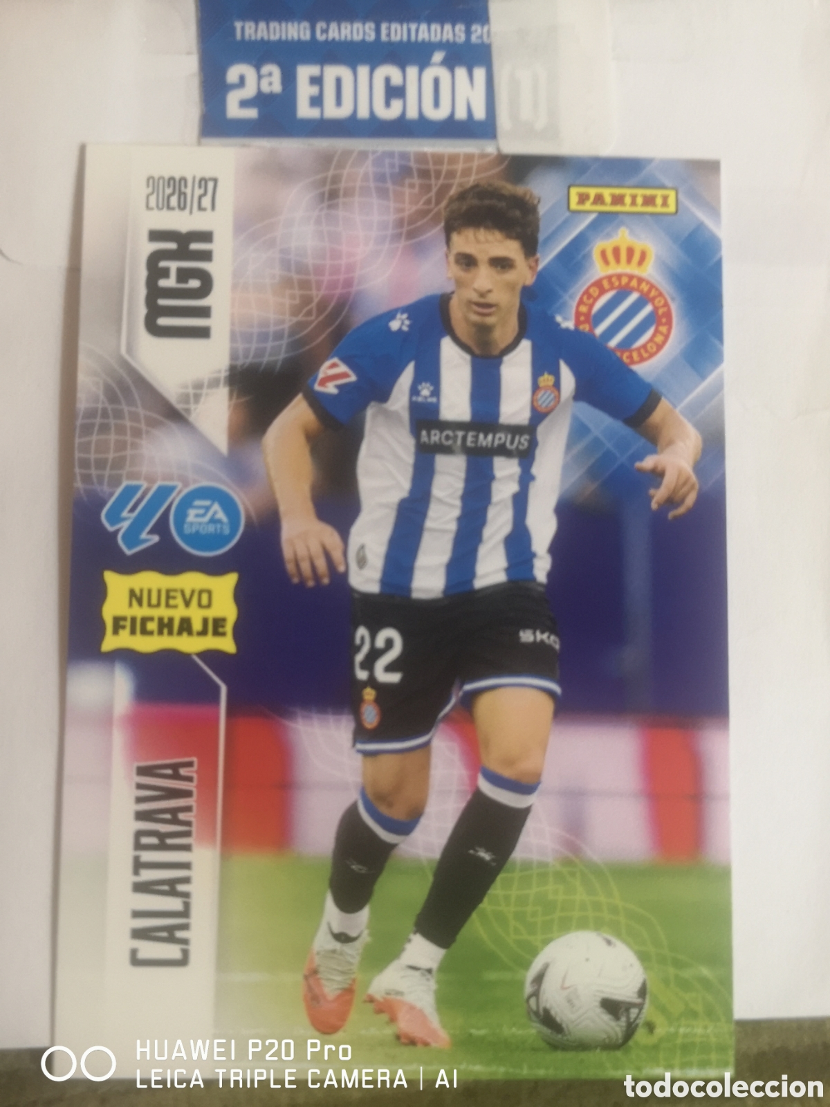 Cromos de f&uacute;tbol: MEGACRACKS 2026 2027 2026 27 CALATRAVA NUEVO FICHAJE 454 - ESPA&Ntilde;OL