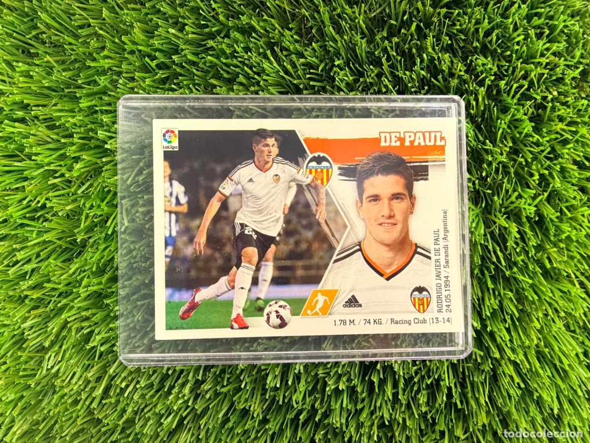 Cromos de f&uacute;tbol: N&ordm; 14 De Paul Valencia CF Liga Este 15 16