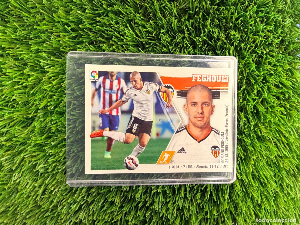 Cromos de f&uacute;tbol: N&ordm; 16 Feghouli Valencia CF Liga Este 15 16