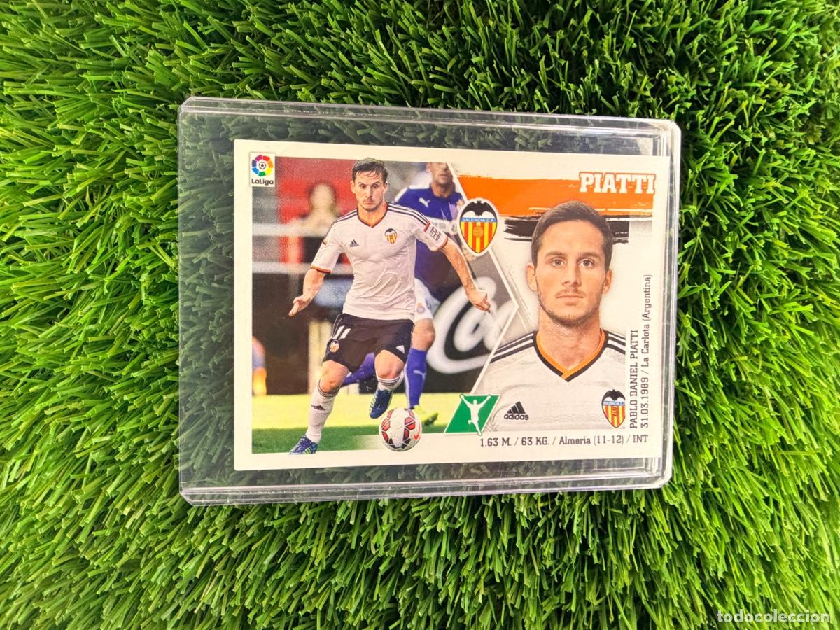 Cartes &agrave; collectionner de Football: N&ordm; 19 Piatti Valencia CF Liga Este 15 16