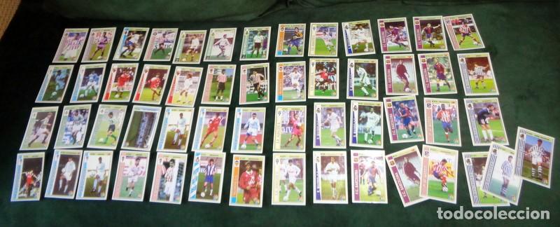Cromos de f&uacute;tbol: LOTE 52 CROMOS CARDS FICHAS DE LA LIGA MUNDICROMO 94/95 F&Uacute;TBOL. ULTIMA HORA. FICHAJES