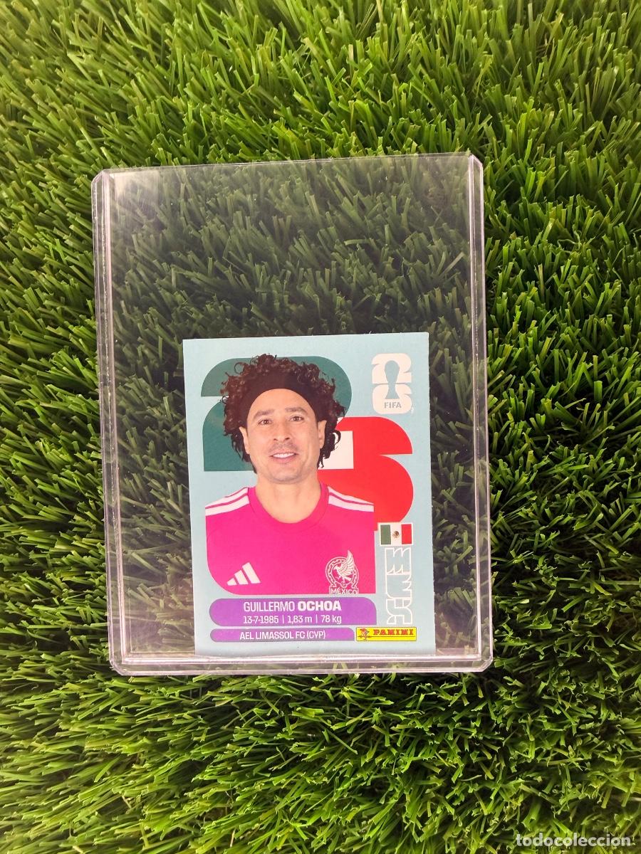 Cromos de f&uacute;tbol: N&ordm; MEX2B Guillermo Ochoa Actualizaci&oacute;n M&eacute;xico Mundial 2026 Stickers