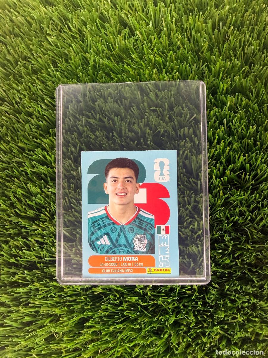 Cromos de f&uacute;tbol: N&ordm; MEX8B Gilberto Mora Actualizaci&oacute;n M&eacute;xico Mundial 2026 Stickers