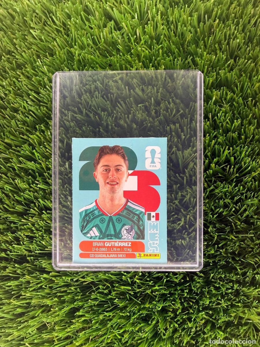 Cromos de f&uacute;tbol: N&ordm; MEX14B Brian Guti&eacute;rrez Actualizaci&oacute;n M&eacute;xico Mundial 2026 Stickers