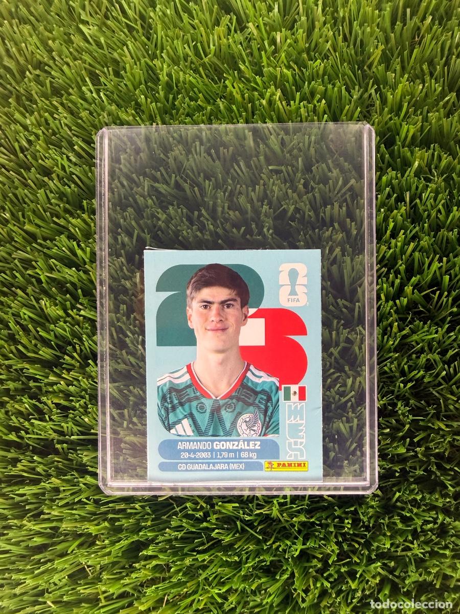 Cromos de f&uacute;tbol: N&ordm; MEX15B Armando Gonz&aacute;lez Actualizaci&oacute;n M&eacute;xico Mundial 2026 Stickers