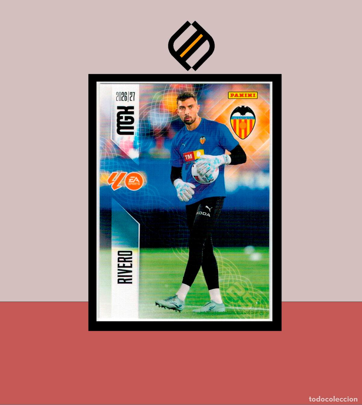 Cromos de f&uacute;tbol: MEGACRACKS 2026 2027 26 27 PANINI N&ordm; 345 RIVERO VALENCIA COLECCI&Oacute;N ALB&Uacute;M MGK