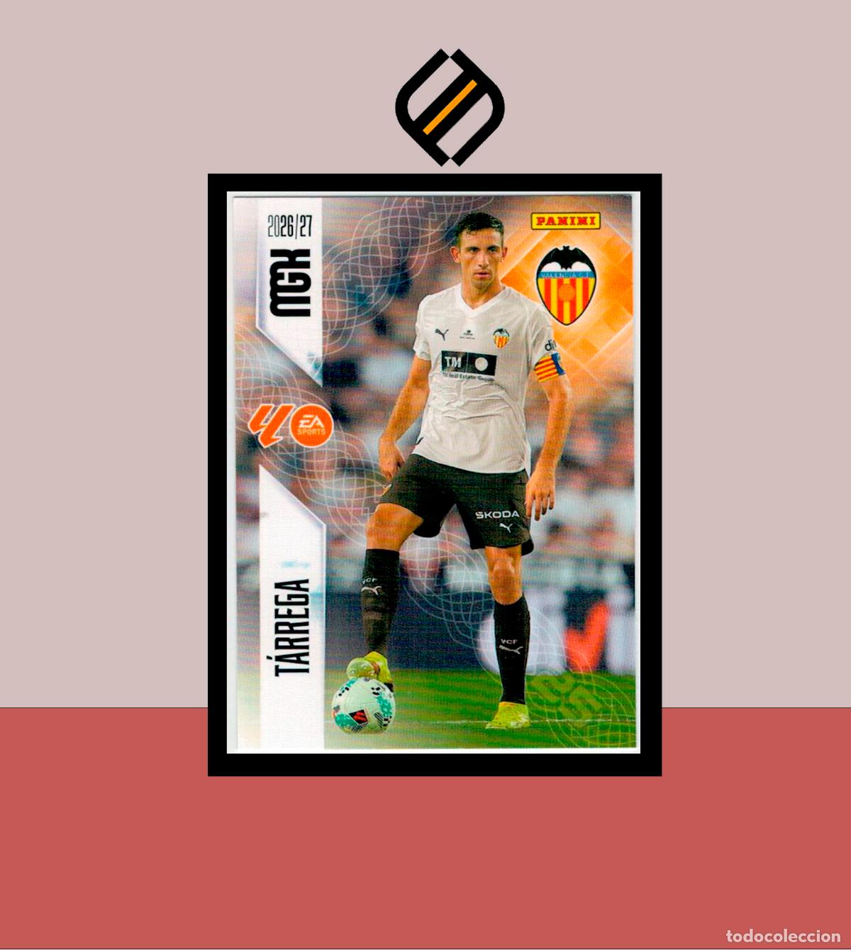Cromos de f&uacute;tbol: MEGACRACKS 2026 2027 26 27 PANINI N&ordm; 348 T&Aacute;RREGA VALENCIA COLECCI&Oacute;N ALB&Uacute;M MGK