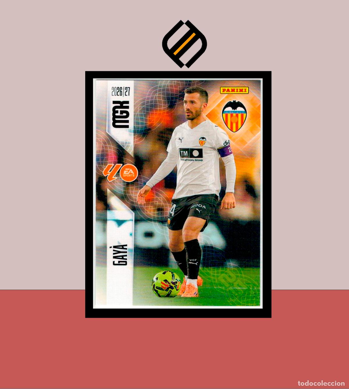Cromos de f&uacute;tbol: MEGACRACKS 2026 2027 26 27 PANINI N&ordm; 351 GAY&Aacute; VALENCIA COLECCI&Oacute;N ALB&Uacute;M MGK